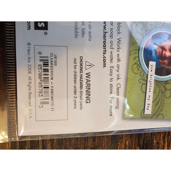 Hero Arts Clear Rubber Stamp Set Fantastic Filigree Paisley - Picture 3 of 3